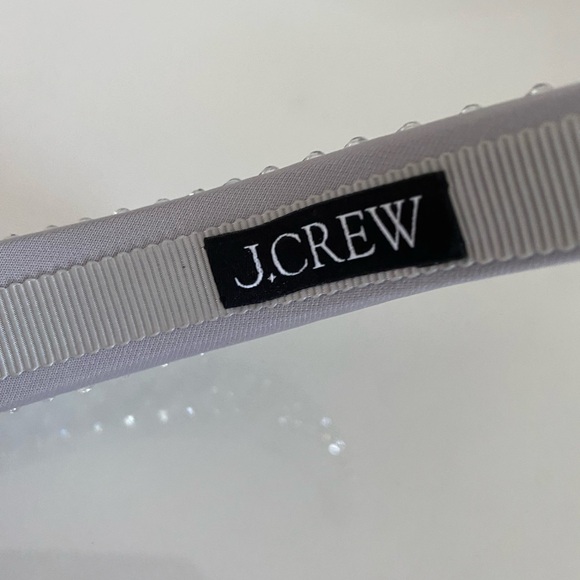 J. Crew rhinestone studded headband, gray - Picture 4 of 4